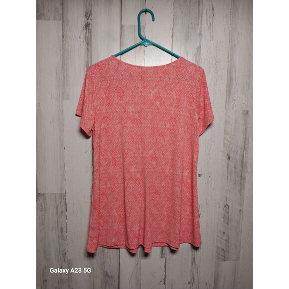 Susan Graver Blouse Lot Of 2 Blue Pink Size Medium - Picture 3 of 9